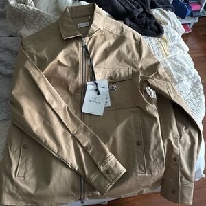 Moncler Tan Lightweight Shirt Jacket